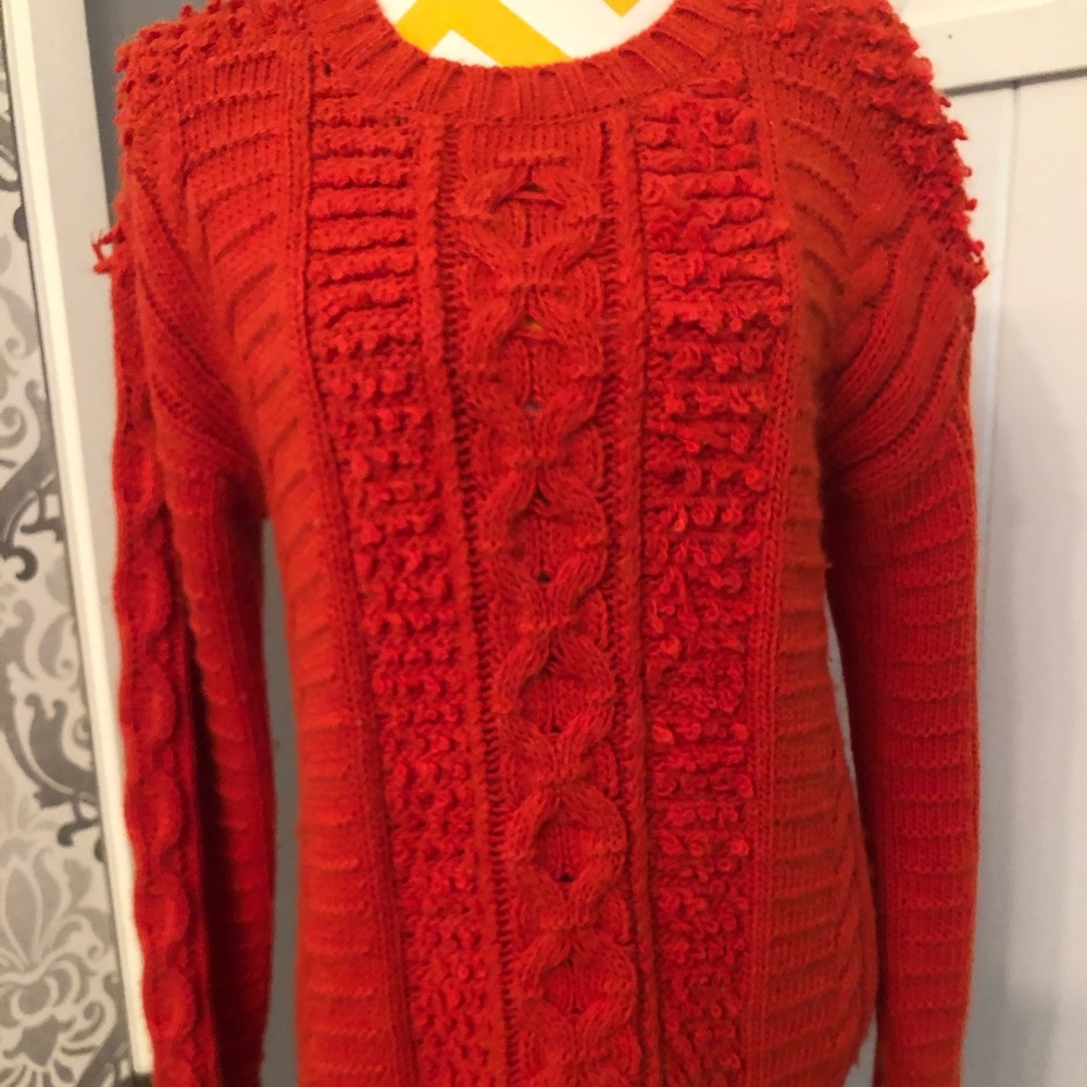 Banana Republic wool cable knit sweater